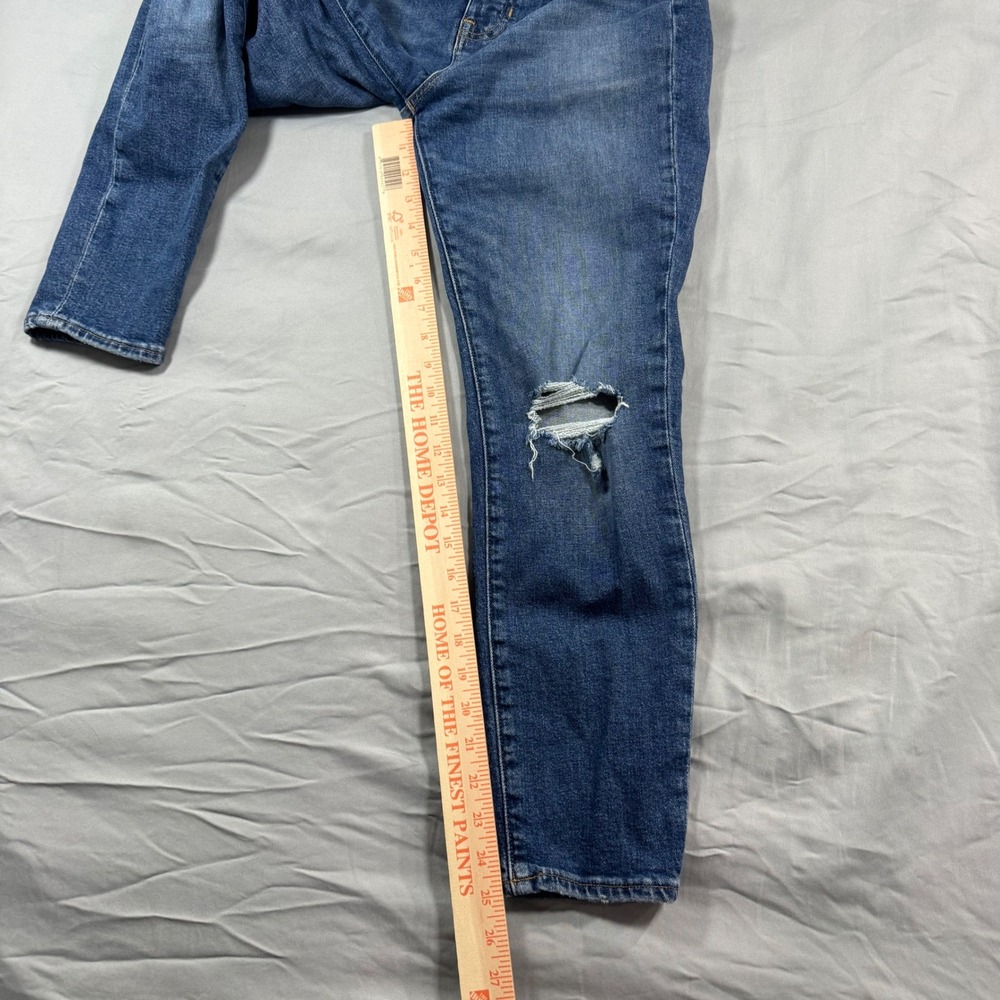Madewell The Momjean‎ High Rise Jeans Women's 24 Distressed Medium Wash Denim - Picture 7 of 12